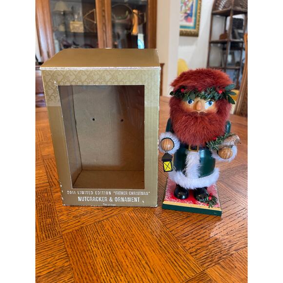 Vintage Workd Market Linited Edution 2011 Father Christmas Nutcracker - Picture 9 of 9
